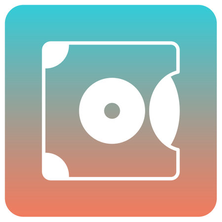 Cd cover Which Can Easily Modify Or Editのイラスト素材