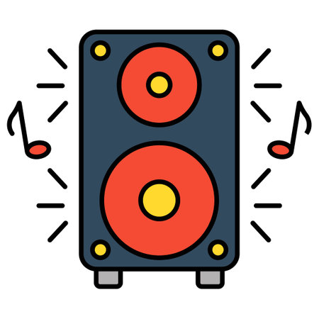 Loudspeaker Which Can Easily Modify Or Editのイラスト素材