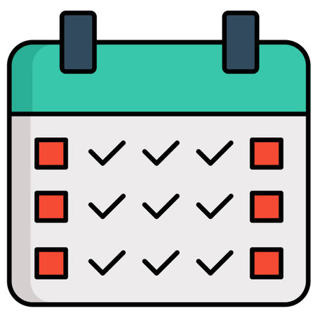 Calendar Which Can Easily Modify Or Editのイラスト素材