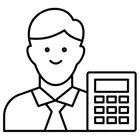 Chartered Accountant Which Can Easily Modify Or Editのイラスト素材