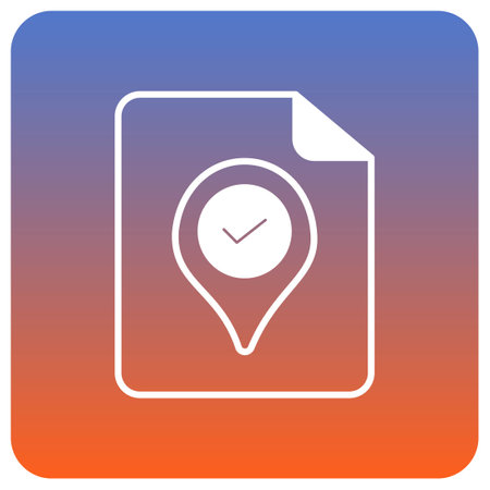 Navigation Map which can easily edit or modifyのイラスト素材