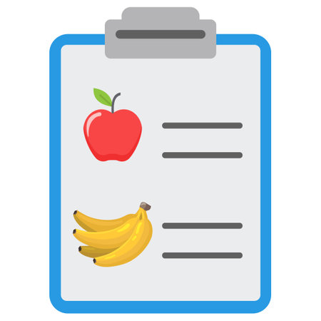 Diet Chart  which can easily edit or modifyのイラスト素材