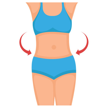 Slim Body  which can easily edit or modifyのイラスト素材