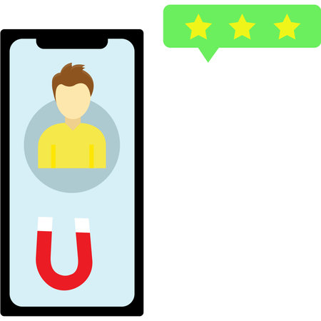 Customer attraction which can easily edit or modifyのイラスト素材