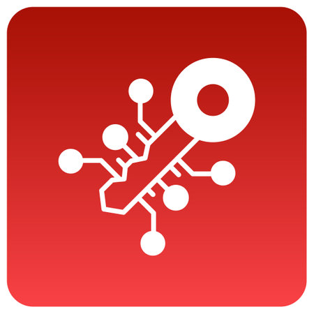 Digital Key which can easily edit or modifyのイラスト素材