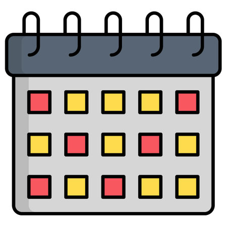 Calendar which can easily edit or modifyのイラスト素材