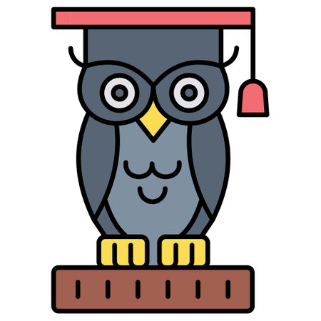 Owl which can easily edit or modifyのイラスト素材