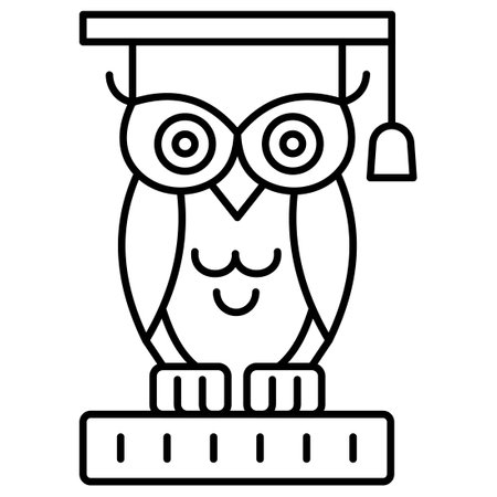 Owl which can easily edit or modifyのイラスト素材