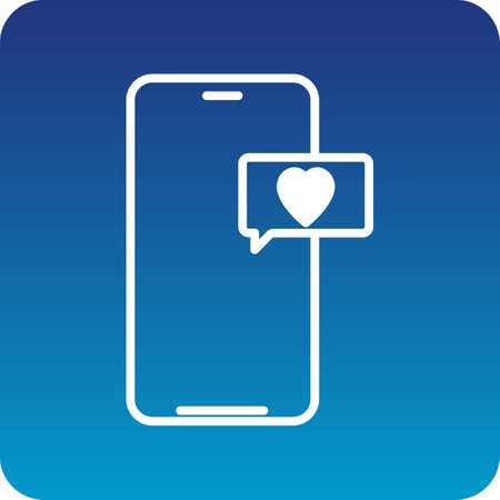 Online Love which can easily edit or modifyのイラスト素材