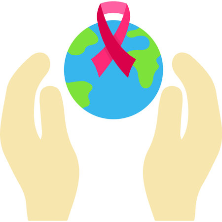 World Aids Day. Breast Cancer Awareness. Vector Illustration.のイラスト素材