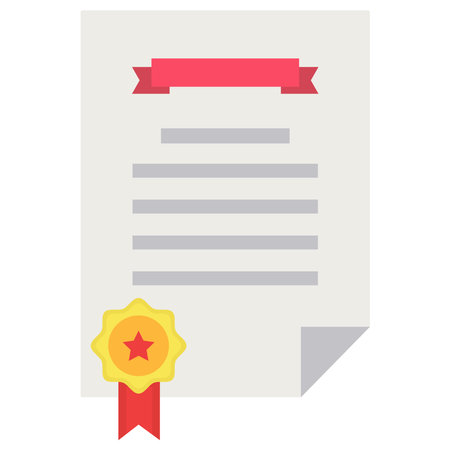 Certificate which can easily edit or modifyのイラスト素材