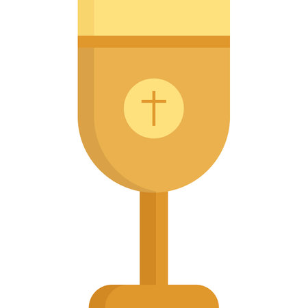 Chalice icon. Flat illustration of chalice icon for web designのイラスト素材