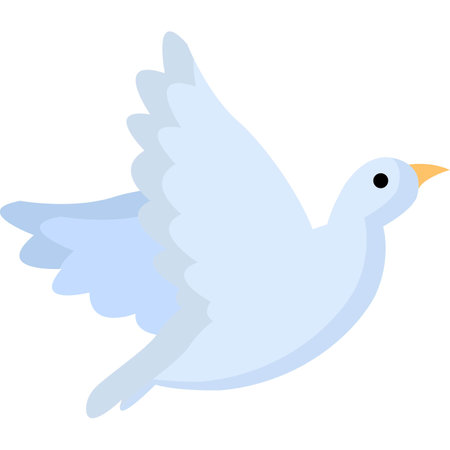 Use this image of a dove for your next design.  Everyone will love it!のイラスト素材