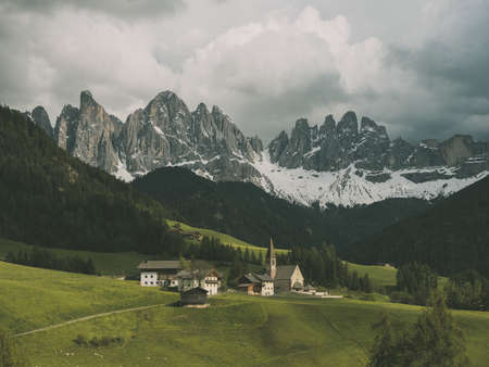 Alpe di Siusi, Dolomites, Italy.の写真素材