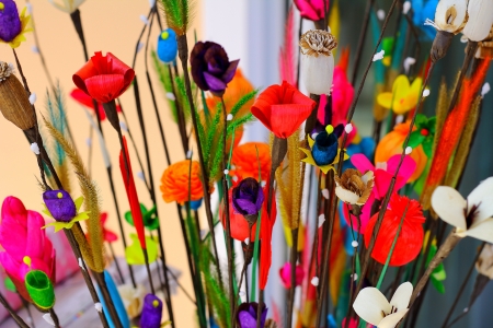 Paper flowersの写真素材