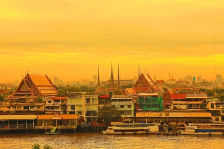 Wat Pho in Thailandの写真素材