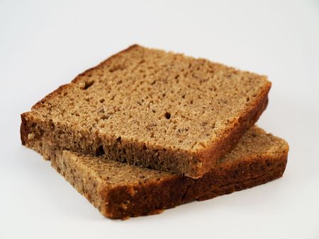 slice of dark bread