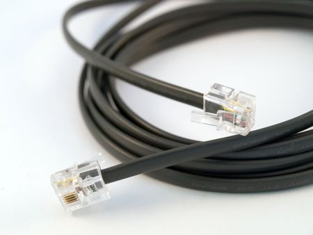 Modem cableの写真素材