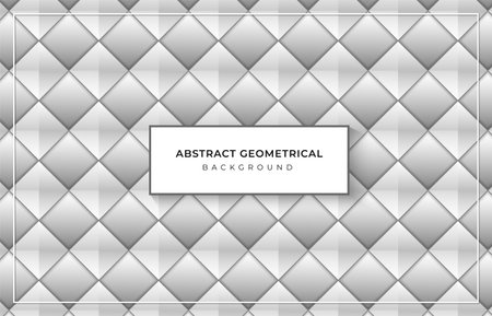 Abstract geometrical 3d white background with 3d hexagonal shapesのイラスト素材