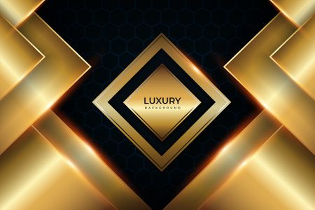 Abstract Luxury Gold Backgroundのイラスト素材