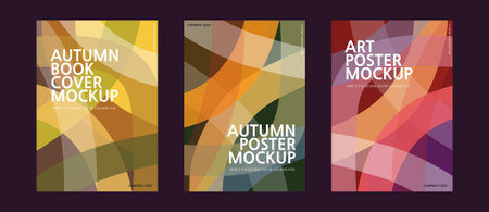 Autumn art color background illustrationのイラスト素材