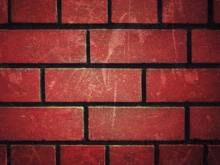 Fragment of an old brick wall