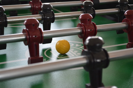 table soccer gameの写真素材