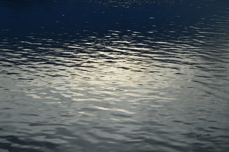 Sunset on Lakeの写真素材