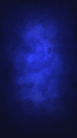 Photography studio backdrop for a portrait. Abstract blue grunge wallpaper. Muslin fabric texture for photo studio backgroundの写真素材