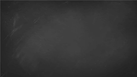 Realistic blackboard with chalk stains. Dusty black backgroundのイラスト素材