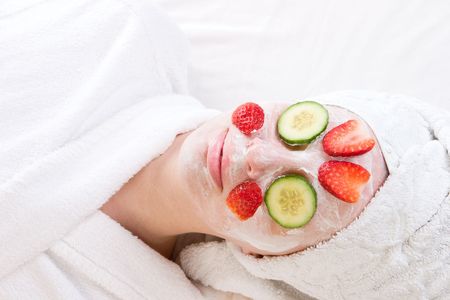 Beauty treatment at the health spaの写真素材