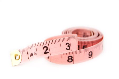 A measuring tape
