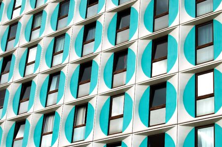 70's design buildingの写真素材