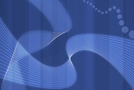 Blue background with white meshの写真素材