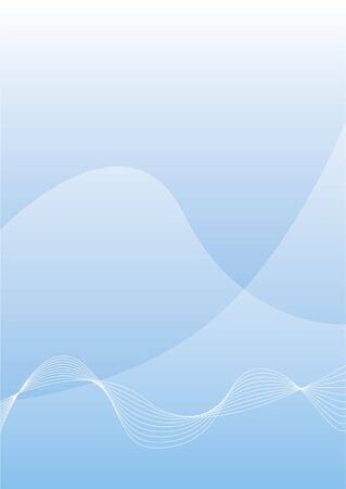 Blue wave backgroundの写真素材