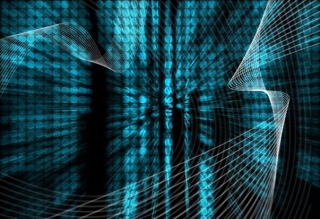 background with white mesh lines and zoom effectの写真素材