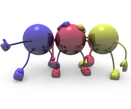 ink concept and primary colors for printの写真素材