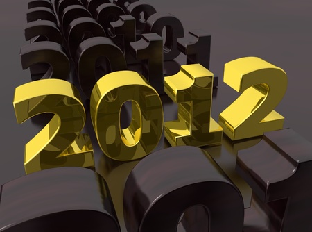 rendered of 2012 for the new year