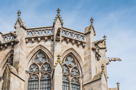 Ramparts of the Medieval City of Carcassonne in the Aude in Franceのeditorial素材