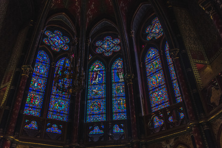Gothic Sainte-Marie cathedral in the center of Bayonne in the Pyrenees-Atlantiques in France