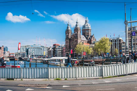 Basilica of Saint Nicholas in Amsterdam in the Netherlandsのeditorial素材