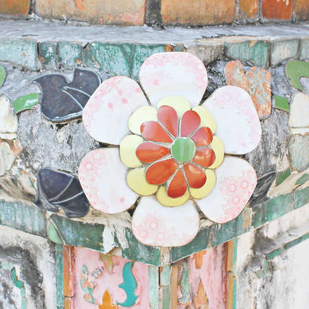 Decoration at the temple of donの写真素材