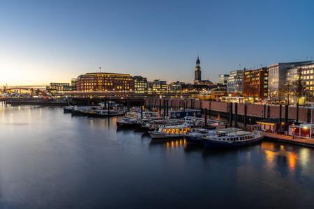 Hamburg Waterfront Skyline