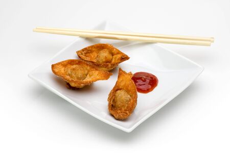 Fried Wontonsの写真素材