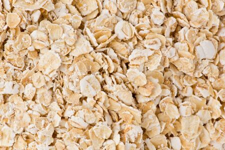 Background texture of rolled oats.の写真素材