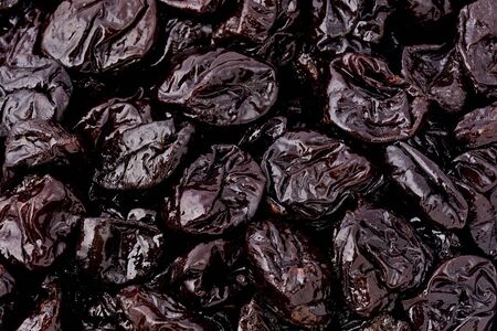 Background texture of several prunes.の写真素材