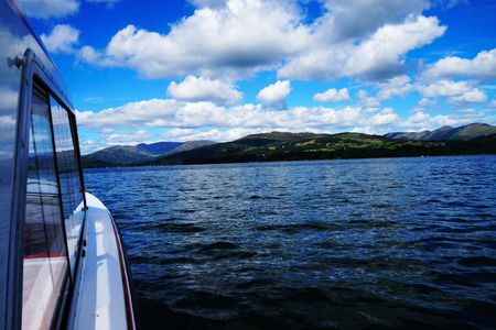 Boating at the Lakesの写真素材