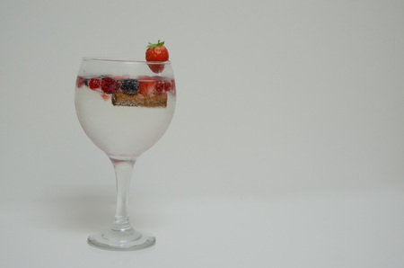 Drink with fruitの写真素材