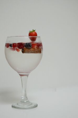 Drink with fruitの写真素材