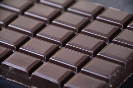 Tablet of chocolateの写真素材